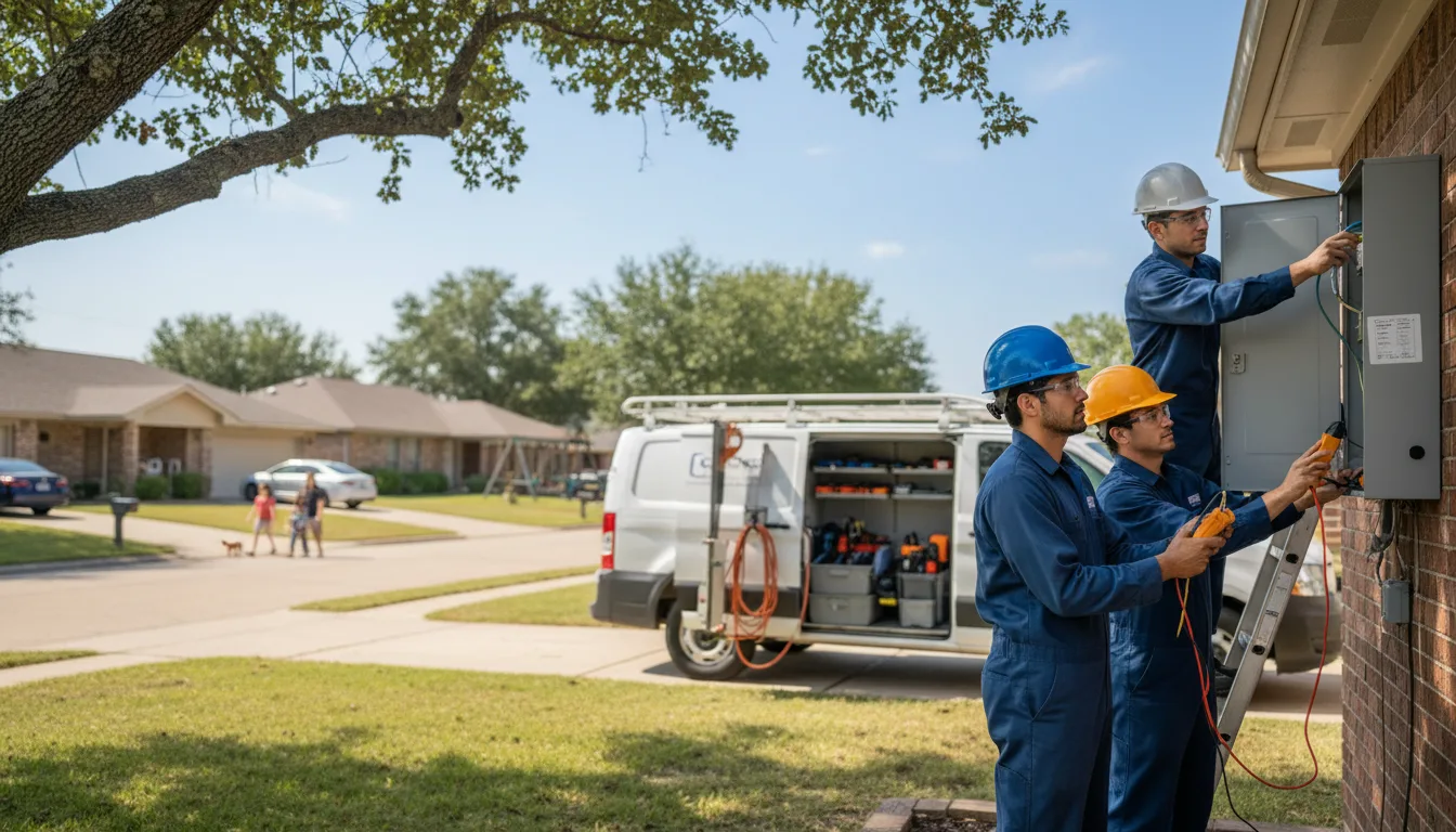 Certified electrician providing emergency electrical services in Greenview, CA
